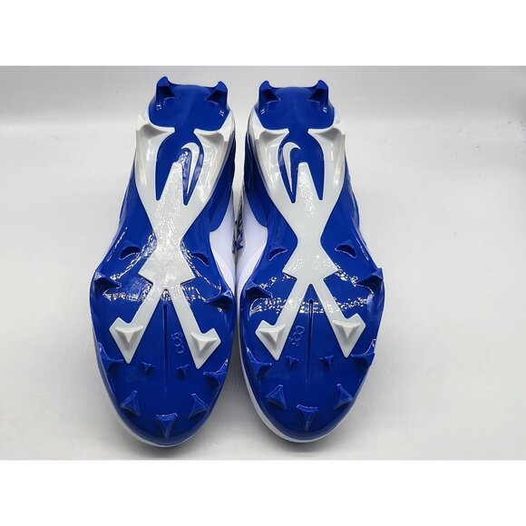Nike Alpha Menace 4 Pro Football Cleats Mens 9 White Blue FD7037-103 main image 9
